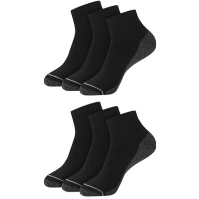 Hanes Men's Max Cushion Ankle Socks 6-Pair Pack, Available in Big & Tall Hanes Men's Max Cushion Ankle Socks 6-Pair Pack, Available in Big & Tall