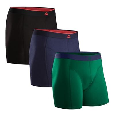 DANISH ENDURANCE Bambus Boxershorts Herren, Mit Eingriff, 3er & 6er Pack Bambus Boxershorts mit Eingriff, Geruchshemmend & Atmungsaktiv, Scheuerfrei, für Alltag, Arbeit & Reisen DANISH ENDURANCE Bambus Boxershorts Herren, Mit Eingriff, 3er & 6er Pack Bambus Boxershorts mit Eingriff, Geruchshemmend & Atmungsaktiv, Scheuerfrei, für Alltag, Arbeit & Reisen