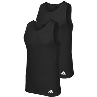Adidas Herren Tank Top Unterhemd langlebig feuchtigkeitstransportierend 2 er Pack Adidas Herren Tank Top Unterhemd langlebig feuchtigkeitstransportierend 2 er Pack