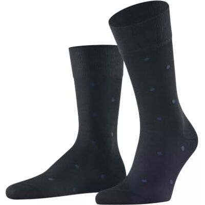 FALKE Herren Socken Dot M So Baumwolle gemustert 1 Paar, Blau Dark Navy 6374, 43-46 FALKE Herren Socken Dot M So Baumwolle gemustert 1 Paar, Blau Dark Navy 6374, 43-46