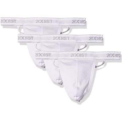 2(X)IST 2(X) IST Herren Essential Cotton Y-Rücken Tanga 3er-Pack 2(X)IST 2(X) IST Herren Essential Cotton Y-Rücken Tanga 3er-Pack
