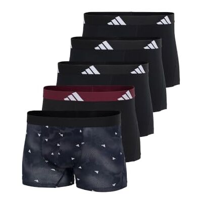 Adidas Herren Trunk (5 Pack) Active Flex Cotton Boxershorts Bequeme Unterwäsche Adidas Herren Trunk (5 Pack) Active Flex Cotton Boxershorts Bequeme Unterwäsche