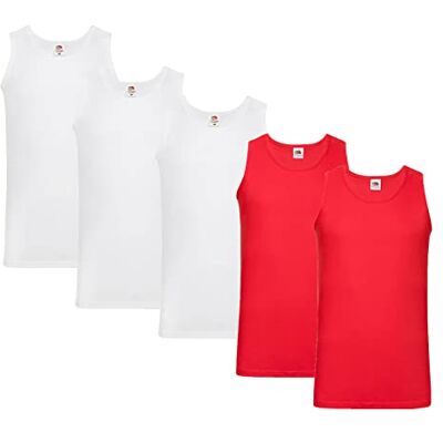 Fruit of the Loom Herren Unterhemd Athletic M L XL XXL 3XL 4XL 5XL auch Farbsets (1er/5erPack) Fruit of the Loom Herren Unterhemd Athletic M L XL XXL 3XL 4XL 5XL auch Farbsets (1er/5erPack)