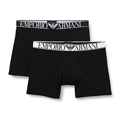 Giorgio Armani Herren Men's 2-Pack Endurance Mid Waist Boxer Boxer Shorts (2er Pack) Giorgio Armani Herren Men's 2-Pack Endurance Mid Waist Boxer Boxer Shorts (2er Pack)