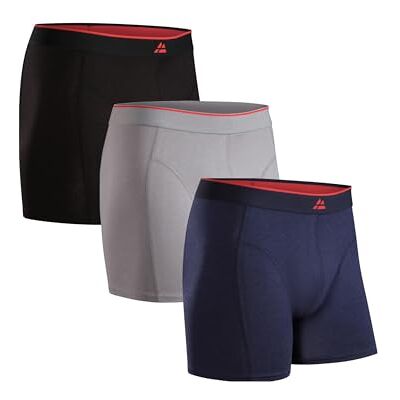 DANISH ENDURANCE Bambus Boxershorts Herren, Mit Eingriff, 3er & 6er Pack Bambus Boxershorts mit Eingriff, Geruchshemmend & Atmungsaktiv, Scheuerfrei, für Alltag, Arbeit & Reisen DANISH ENDURANCE Bambus Boxershorts Herren, Mit Eingriff, 3er & 6er Pack Bambus Boxershorts mit Eingriff, Geruchshemmend & Atmungsaktiv, Scheuerfrei, für Alltag, Arbeit & Reisen