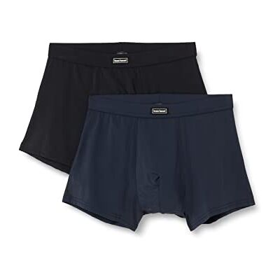 bruno banani Micro Simply Short 2er Pack (M Blaugrau/Schwarz) bruno banani Micro Simply Short 2er Pack (M Blaugrau/Schwarz)