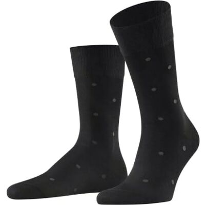 FALKE Herren Socken Dot M So Baumwolle gemustert 1 Paar, Schwarz Russ 3040, 39-42 FALKE Herren Socken Dot M So Baumwolle gemustert 1 Paar, Schwarz Russ 3040, 39-42