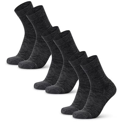 DANISH ENDURANCE Leichte Merinowolle Wandersocken, Atmungsaktiv, 3 & 5 Paar Leichte Merino Funktionssocken, Arbeitssocken, Atmungsaktiv & Gepolstert, für Sommerwanderungen & Outdoor-Aktivitäten, Unisex DANISH ENDURANCE Leichte Merinowolle Wandersocken, Atmungsaktiv, 3 & 5 Paar Leichte Merino Funktionssocken, Arbeitssocken, Atmungsaktiv & Gepolstert, für Sommerwanderungen & Outdoor-Aktivitäten, Unisex
