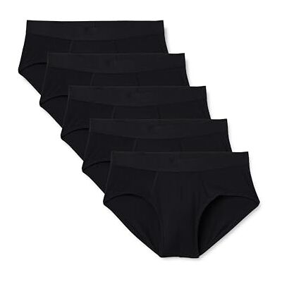 Amazon Herren Slip Aus Superweichem Modalstoff, 5er-Pack, Schwarz, XL Amazon Herren Slip Aus Superweichem Modalstoff, 5er-Pack, Schwarz, XL