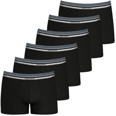 Athena 6er-Pack Boxershorts Herren Maxi Pack Boxershorts Atmungsaktive Stretch-Baumwolle Oeko-TEX® Standard 100 Zertifiziert Ergonomischer Schnitt, Vorderfutter, Komfort und Halt Athena 6er-Pack Boxershorts Herren Maxi Pack Boxershorts Atmungsaktive Stretch-Baumwolle Oeko-TEX® Standard 100 Zertifiziert Ergonomischer Schnitt, Vorderfutter, Komfort und Halt