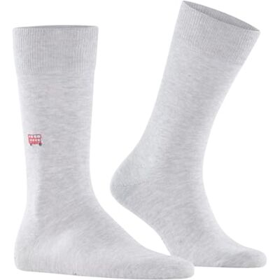 Burlington Herren Socken Brit Style M So Baumwolle gemustert 1 Paar, Grau Arctic Melange 3221, 40-46 Burlington Herren Socken Brit Style M So Baumwolle gemustert 1 Paar, Grau Arctic Melange 3221, 40-46