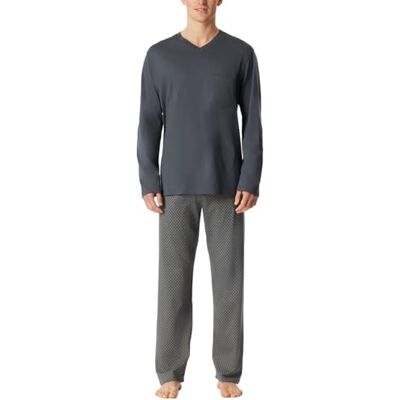 Schiesser Herren Schlafanzug lang Nightwear Set Schiesser Herren Schlafanzug lang Nightwear Set