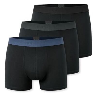 Schiesser Herren 3 Pack Boxershorts Bio Baumwolle Multipack 95/5 Organic Schiesser Herren 3 Pack Boxershorts Bio Baumwolle Multipack 95/5 Organic