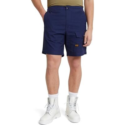 G-STAR RAW Herren Sport Trainer Shorts, Blau (Imperial Blue D21039-D384-1305), 38 G-STAR RAW Herren Sport Trainer Shorts, Blau (Imperial Blue D21039-D384-1305), 38
