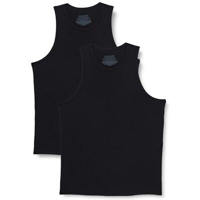 Amazon Herren Superweiches Ärmelloses Unterhemd Aus Leichtem Modal, 2er-Pack, Schwarz, S Amazon Herren Superweiches Ärmelloses Unterhemd Aus Leichtem Modal, 2er-Pack, Schwarz, S