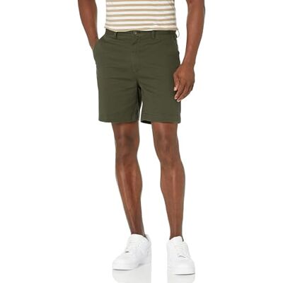 Amazon Men's Classic-Fit 7" Short Shorts, -olive, 42 Amazon Men's Classic-Fit 7" Short Shorts, -olive, 42