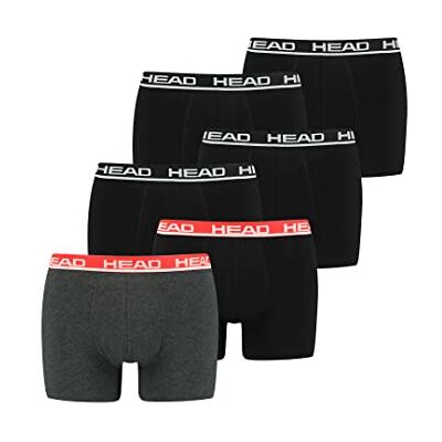 HEAD 6 er Pack Herren Boxer Boxershorts Basic Pant Unterwäsche HEAD 6 er Pack Herren Boxer Boxershorts Basic Pant Unterwäsche