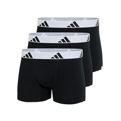 Adidas Trunk (3PK) Active Flex Cotton Bequeme Unterwäsche, 006 Black, XXL Adidas Trunk (3PK) Active Flex Cotton Bequeme Unterwäsche, 006 Black, XXL