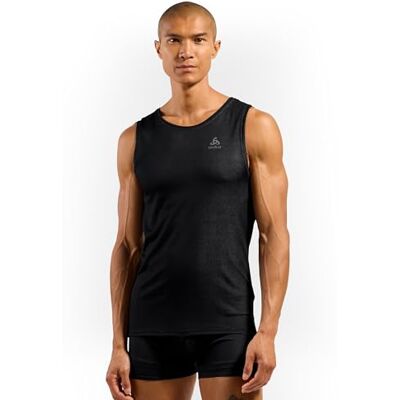 Odlo Unterhemd Herren Kurzarm Active F-Dry Light Funktionsshirt Funktionsunterwäsche Singlet Sportunterhemd Tanktop Herren Odlo Unterhemd Herren Kurzarm Active F-Dry Light Funktionsshirt Funktionsunterwäsche Singlet Sportunterhemd Tanktop Herren