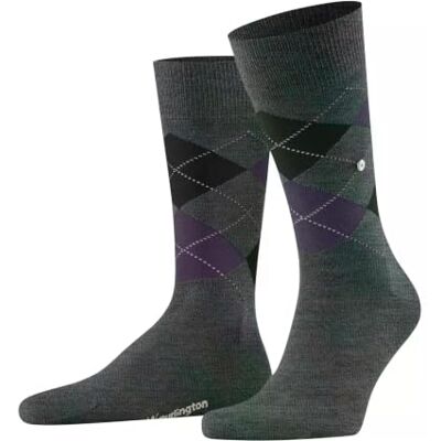 Burlington Herren Socken Edinburgh M So Wolle gemustert 1 Paar, Grau Asphalt Melange 3183, 46-50 Burlington Herren Socken Edinburgh M So Wolle gemustert 1 Paar, Grau Asphalt Melange 3183, 46-50