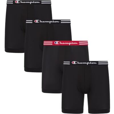 Champion Herren Everyday Active Lightweight Stretch Boxer Briefs 4 Pack Retroshorts (4er Pack) Champion Herren Everyday Active Lightweight Stretch Boxer Briefs 4 Pack Retroshorts (4er Pack)
