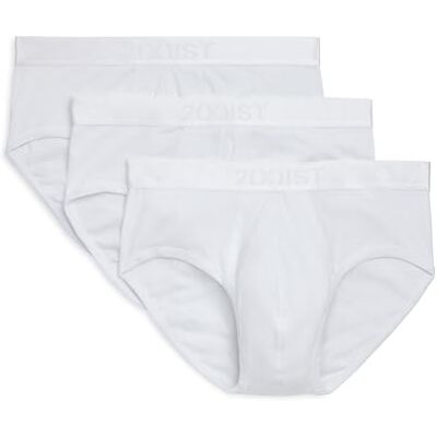 2(X)IST )IST)ist)IST Herren-Slip, Pima-Baumwolle, 3er-Pack, Weiß_10001, Large 2(X)IST )IST)ist)IST Herren-Slip, Pima-Baumwolle, 3er-Pack, Weiß_10001, Large