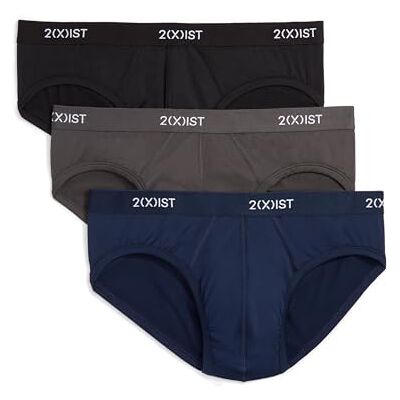 2(X)IST )IST)ist)IST Herren Micro Speed Dri No Show Slip 3er-Pack, Schwarz/Charocal/Varsity, X-Large 2(X)IST )IST)ist)IST Herren Micro Speed Dri No Show Slip 3er-Pack, Schwarz/Charocal/Varsity, X-Large