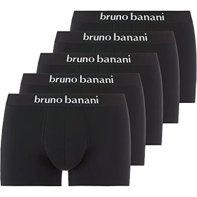 bruno banani Boxershorts Herren Contest aus Baumwolle 5er Pack Supersofte Baumwolle, 3 cm Komfortbund ohne Einschneiden & Eingriff, atmungsaktiv & elastisch, Memory-Effekt im 5er Set bruno banani Boxershorts Herren Contest aus Baumwolle 5er Pack Supersofte Baumwolle, 3 cm Komfortbund ohne Einschneiden & Eingriff, atmungsaktiv & elastisch, Memory-Effekt im 5er Set