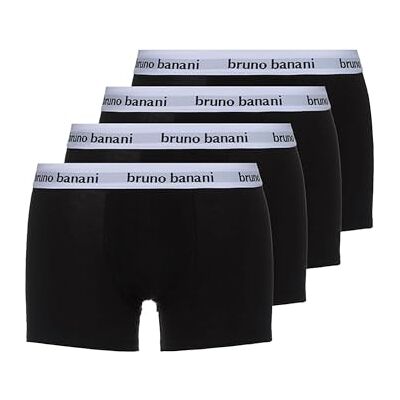 bruno banani Boxershorts Herren Snazzy Baumwolle ohne Eingriff 4er Pack Atmungsaktive Baumwolle, moderne Passform ohne Gesäßnähte, Memory-Effekt, weicher Komfortbund im 4er Set bruno banani Boxershorts Herren Snazzy Baumwolle ohne Eingriff 4er Pack Atmungsaktive Baumwolle, moderne Passform ohne Gesäßnähte, Memory-Effekt, weicher Komfortbund im 4er Set