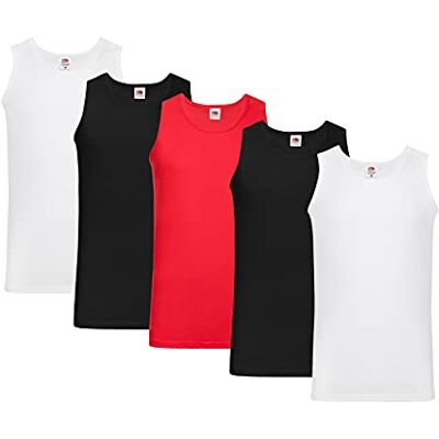 Fruit of the Loom Herren Unterhemd Athletic M L XL XXL 3XL 4XL 5XL auch Farbsets (1er/5erPack) Fruit of the Loom Herren Unterhemd Athletic M L XL XXL 3XL 4XL 5XL auch Farbsets (1er/5erPack)