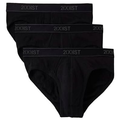 2(X)IST 2(x) istISTistIST Herren Essential Cotton No Show Slip 3er-Pack, Schwarzes Logo, Medium 2(X)IST 2(x) istISTistIST Herren Essential Cotton No Show Slip 3er-Pack, Schwarzes Logo, Medium
