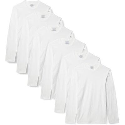 Amazon Unterhemd Herren Slim Fit Unterhemden mit Rundhalsausschnitt, 6er Pack, Weiß, XL Amazon Unterhemd Herren Slim Fit Unterhemden mit Rundhalsausschnitt, 6er Pack, Weiß, XL