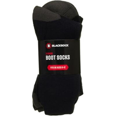 Blackrock BRBS3P Schwarze Stiefelsocken für Männer (3er-Pack) Blackrock BRBS3P Schwarze Stiefelsocken für Männer (3er-Pack)