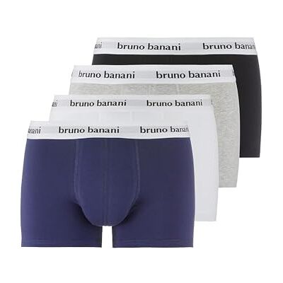 bruno banani Boxershorts Herren Snazzy Baumwolle ohne Eingriff 4er Pack Atmungsaktive Baumwolle, moderne Passform ohne Gesäßnähte, Memory-Effekt, weicher Komfortbund im 4er Set bruno banani Boxershorts Herren Snazzy Baumwolle ohne Eingriff 4er Pack Atmungsaktive Baumwolle, moderne Passform ohne Gesäßnähte, Memory-Effekt, weicher Komfortbund im 4er Set