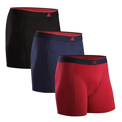 DANISH ENDURANCE Bambus Boxershorts Herren, Mit Eingriff, 3er & 6er Pack Bambus Boxershorts mit Eingriff, Geruchshemmend & Atmungsaktiv, Scheuerfrei, für Alltag, Arbeit & Reisen DANISH ENDURANCE Bambus Boxershorts Herren, Mit Eingriff, 3er & 6er Pack Bambus Boxershorts mit Eingriff, Geruchshemmend & Atmungsaktiv, Scheuerfrei, für Alltag, Arbeit & Reisen