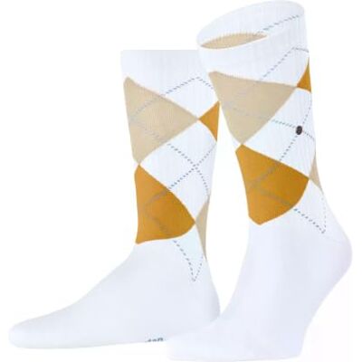 Burlington Herren Socken Rib Court M So Baumwolle einfarbig 1 Paar, Weiß White 2001, 40-46 Burlington Herren Socken Rib Court M So Baumwolle einfarbig 1 Paar, Weiß White 2001, 40-46