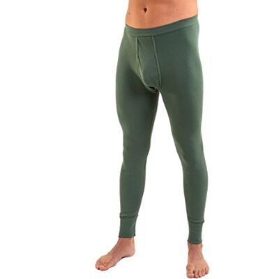 HERMKO 3540 Herren Lange Unterhosen mit Eingriff und Weichbund aus 100% Bio-Baumwolle in Feinripp HERMKO 3540 Herren Lange Unterhosen mit Eingriff und Weichbund aus 100% Bio-Baumwolle in Feinripp