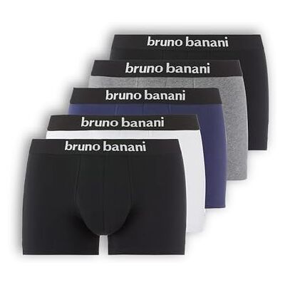 bruno banani Boxershorts Herren Contest aus Baumwolle 5er Pack Supersofte Baumwolle, 3 cm Komfortbund ohne Einschneiden & Eingriff, atmungsaktiv & elastisch, Memory-Effekt im 5er Set bruno banani Boxershorts Herren Contest aus Baumwolle 5er Pack Supersofte Baumwolle, 3 cm Komfortbund ohne Einschneiden & Eingriff, atmungsaktiv & elastisch, Memory-Effekt im 5er Set