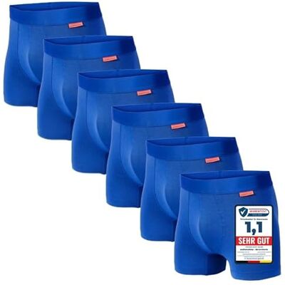 Undiemeister Modal Boxershorts Herren Bio-Baumwolle Atmungsaktive Unterhosen Männer, maximal nahtlos ohne kratzendes Etikett, temperaturregulierend, TENCEL Unterwäsche Undiemeister Modal Boxershorts Herren Bio-Baumwolle Atmungsaktive Unterhosen Männer, maximal nahtlos ohne kratzendes Etikett, temperaturregulierend, TENCEL Unterwäsche
