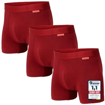 Undiemeister Modal Boxershorts Herren Bio-Baumwolle Atmungsaktive Unterhosen Männer, maximal nahtlos ohne kratzendes Etikett, temperaturregulierend, TENCEL Unterwäsche Undiemeister Modal Boxershorts Herren Bio-Baumwolle Atmungsaktive Unterhosen Männer, maximal nahtlos ohne kratzendes Etikett, temperaturregulierend, TENCEL Unterwäsche