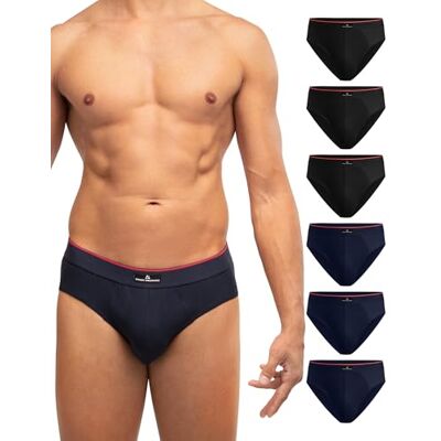 DANISH ENDURANCE 6er Pack Herren Slips, Klassischer Slip aus Baumwolle Klassischer Slip aus Baumwolle, Weich, Atmungsaktiv & mit Stretch für Alltag und Sport, Herren Unterwäsche DANISH ENDURANCE 6er Pack Herren Slips, Klassischer Slip aus Baumwolle Klassischer Slip aus Baumwolle, Weich, Atmungsaktiv & mit Stretch für Alltag und Sport, Herren Unterwäsche