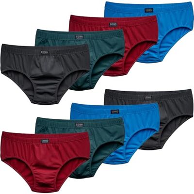 Pesail Herren Slips 10er Pack aus Baumwolle, M-10XL, Bequeme Briefs Unterwäsche, ohne kratzenden Zettel Pesail Herren Slips 10er Pack aus Baumwolle, M-10XL, Bequeme Briefs Unterwäsche, ohne kratzenden Zettel