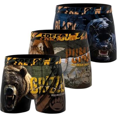 FREEGUN Herren Retroshorts (3er Pack) FREEGUN Herren Retroshorts (3er Pack)