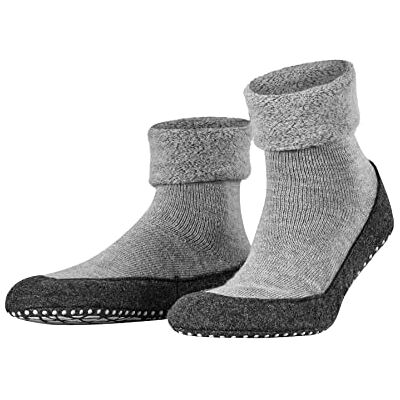 FALKE Unisex Stoppersocken Cosyshoe M Hp Wolle rutschhemmende Noppen 1 Paar, Grau Light Grey 3400, 45-46 FALKE Unisex Stoppersocken Cosyshoe M Hp Wolle rutschhemmende Noppen 1 Paar, Grau Light Grey 3400, 45-46
