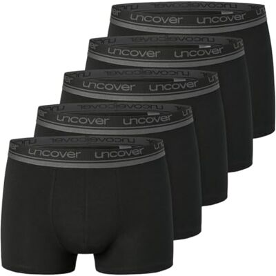 Uncover by Schiesser Cotton Retro Short/Pant 5er Pack (L Schwarz) Uncover by Schiesser Cotton Retro Short/Pant 5er Pack (L Schwarz)
