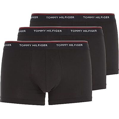 Tommy Hilfiger Herren 3er Pack Boxershorts Low Rise Trunks Baumwolle Tommy Hilfiger Herren 3er Pack Boxershorts Low Rise Trunks Baumwolle