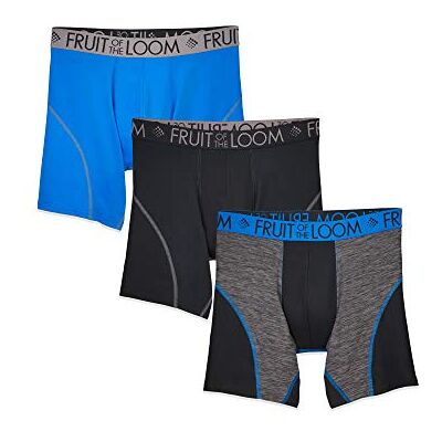 Fruit of the Loom Herren Men's Breathable Boxer Briefs, Moisture Wicking Underwear, Assorted Color Multipacks Retroshorts Fruit of the Loom Herren Men's Breathable Boxer Briefs, Moisture Wicking Underwear, Assorted Color Multipacks Retroshorts