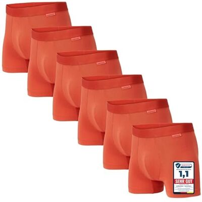 Undiemeister Modal Boxershorts Herren Bio-Baumwolle Atmungsaktive Unterhosen Männer, maximal nahtlos ohne kratzendes Etikett, temperaturregulierend, TENCEL Unterwäsche Undiemeister Modal Boxershorts Herren Bio-Baumwolle Atmungsaktive Unterhosen Männer, maximal nahtlos ohne kratzendes Etikett, temperaturregulierend, TENCEL Unterwäsche