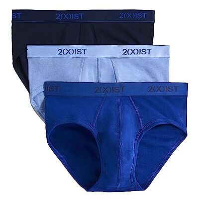2(X)IST 2(X) ISTistIST Herren Essential Cotton No Show Slip 3er-Pack, Marineblau/Kobaltblau/Porzellan, X-Large 2(X)IST 2(X) ISTistIST Herren Essential Cotton No Show Slip 3er-Pack, Marineblau/Kobaltblau/Porzellan, X-Large