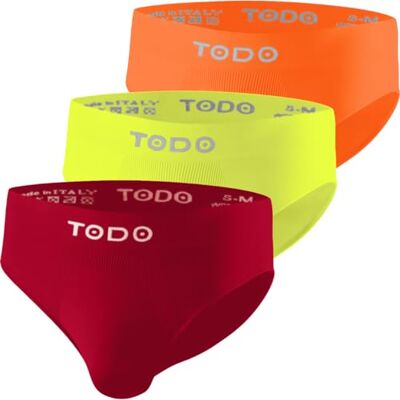 TODO Elastisch Sport Herren Slip (3er Pack) Atmungsaktiv Sportunterwäsche, Unterhosen Männer Slip ohne Scheuern (Gr. S-3XL) TODO Elastisch Sport Herren Slip (3er Pack) Atmungsaktiv Sportunterwäsche, Unterhosen Männer Slip ohne Scheuern (Gr. S-3XL)